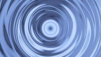 Liquid Round Tunnel. Design. Calm animation with liquid circular tunnel. Liquid surface with wavy round rings video