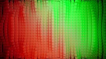 Colorful lines move with wave hypnotic effect. Design. Stripes with dots move in 3d waves. 3D stripes move with waves and hypnotic effect video