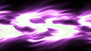 Colorful flow of glowing liquid energy. Motion. Luminous stream of energy in liquid plasma river. Bright light in wavy fluid of energy flow video
