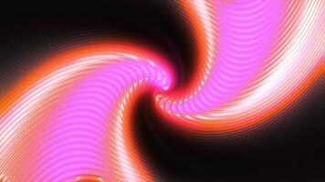 Flow curve line with colorful glow. Motion. Stylish animation with luminous stream in retro style. Retro style animation with colorful neon stream video