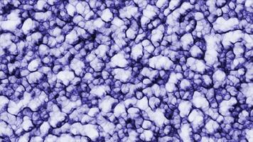 Soft purple 3d pattern. Motion.Bright microcircuit molecules in cartoon animation oscillate in different directions. video