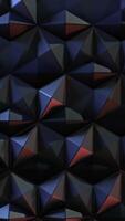 Moving abstract background in the form of glowing 3D rhombuses, seamless loop. Stock animation. Shining convex figures texture, harmony of colours, light and shadow. video