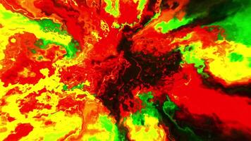 Dream of terrifying flight through red stormy clouds. Motion. Contrasting illusion of flying in the scary sky. video