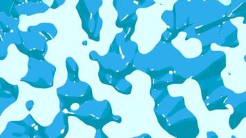 Moving 3d liquid spots. Design. Liquid spots move in air space. Liquid spots of colored paint in air. Flowing 3d texture of paint video