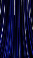 Abstract background of fast moving multicolored lines on black background. Animation. Dizzying background with immersion in fast stream of neon lines on black background video