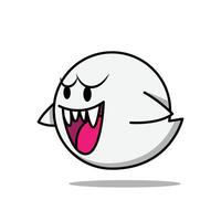 The Illustration of Ghost Game vector