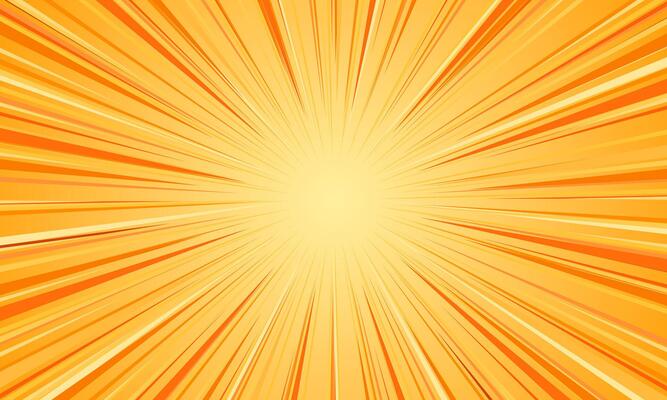 yellow sunburst pattern comic pop art background