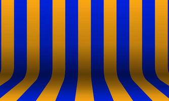 blue and yellow striped pattern studio room background vector