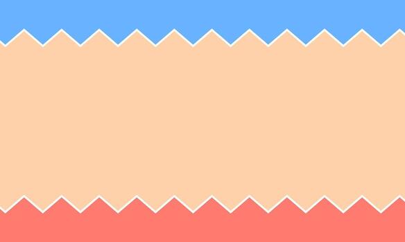 pastel colored zig zag pattern paper frame background vector