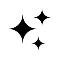 Shine icon, Clean star icon. vector