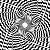 Psychedelic hypnotic swirl pattern background vector