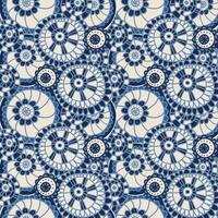 The pattern with circles is made in the form of cute spots and balls. A fun pattern for textiles. vector