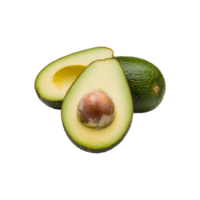avocado slice isolated on transparent background png