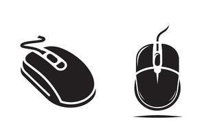 Computer Mouse Silhouette Illustration vector