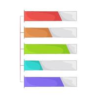 Illustration of bar graph vector