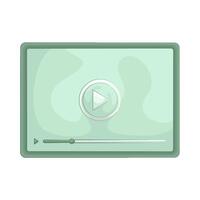 Illustration of movie player vector