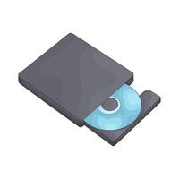 Illustration of cd vector