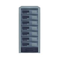 Illustration of data center vector