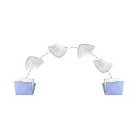 Illustration of folder vector