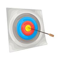 Illustration of archery vector