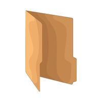 Illustration of folder vector