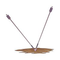 Illustration of arrow archery vector