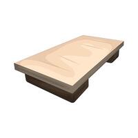Illustration of cutting board vector