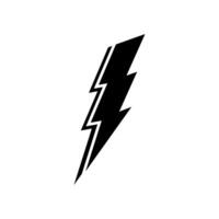 Lightning, thunderbolt icon in trendy style vector