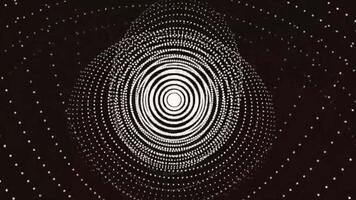 An abstract loop animation with fractal pattern movements video