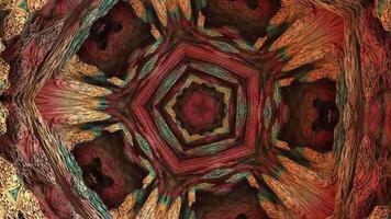 Multicolored Kaleidoscope Patterns. 4K Abstract Motion Graphics Background. Unique Kaleidoscopic Animation. Beautiful Bright video