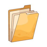 Illustration of folder vector
