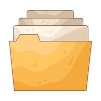 Illustration of folder vector