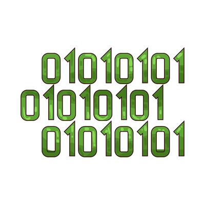 Illustration of binary code