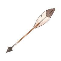 Illustration of archery arrow vector