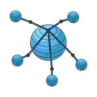 Illustration of connection vector