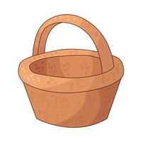 Illustration of fish bucket vector