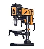 Modern industry machine design vector