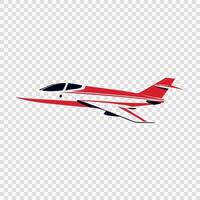 Jet Fighter Silhouette in Flight vector