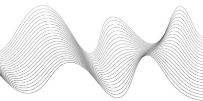 Abstract wavy lines pattern design isolated background. illustration. vector