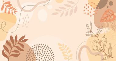 Flower background for design. background with tropical plants. vector