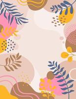 Abstract colorful background. Design banner background with simple hand drawn. vector