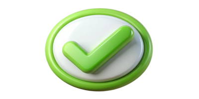 green check mark button png