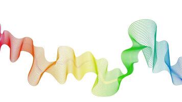 Abstract backdrop with wave gradient lines vector