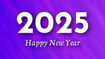 2025 Happy New Year on colorful background vector