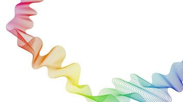 Abstract backdrop with wave gradient lines vector