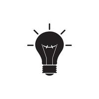 Lightbulb concept in icon design vector