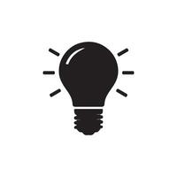 Creative lightbulb icon design vector