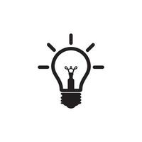 Modern lightbulb icon design vector