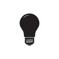 Icon design featuring a lightbulb vector