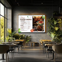 Digital Tv Screen menu design psd
